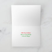 Cartes Pour Fêtes Annuelles Arriba ! (Intérieur)