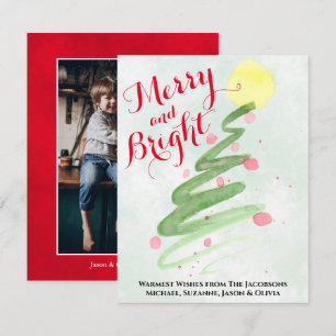 Cartes Pour Fêtes Annuelles Arrière-plan photo abstrait d'arbre de Noël Merry
