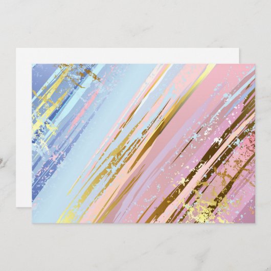 Cartes Pour Fêtes Annuelles Arrière - plan rose texturé (Devant / Derrière)