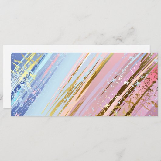 Cartes Pour Fêtes Annuelles Arrière - plan rose texturé (Devant / Derrière)