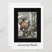 Cartes Pour Fêtes Annuelles Arrival de Saint-Nicholas (Devant / Derrière)