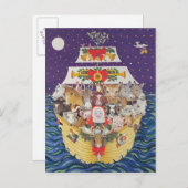 Cartes Pour Fêtes Annuelles Arrivée Noël (Devant / Derrière)