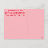 Cartes Pour Fêtes Annuelles Arrose sur le dessus ! (Dos)