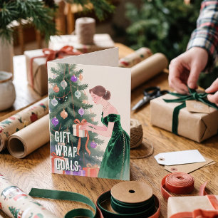 Cartes Pour Fêtes Annuelles Art à peinture sur fil Cadeaux drôles de Noël