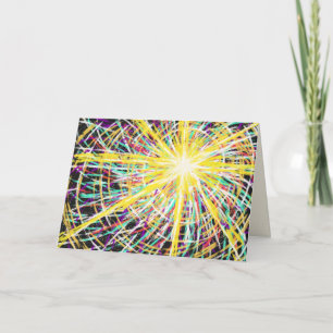 Cartes Pour Fêtes Annuelles Art Abstrait Résurrection Gloire Bible de Pâques V