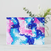 Cartes Pour Fêtes Annuelles Art céleste (Debout devant)