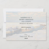 Cartes Pour Fêtes Annuelles Art classique Joyeux Noël Hiver Fałat (Dos)