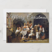 Cartes Pour Fêtes Annuelles Art classique Joyeux Noël Matin Waldmüller (Devant)