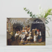 Cartes Pour Fêtes Annuelles Art classique Joyeux Noël Matin Waldmüller (Debout devant)