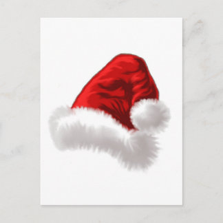 Cartes Pour Fêtes Annuelles Art de casquette de Père Noël de Noël