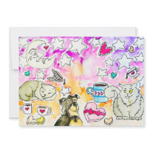 Art de chat et de chien