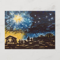 Art de la nativité dessiné à la main