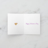 Cartes Pour Fêtes Annuelles Art de la Saint-Valentin funky trippy amour Nom du (Intérieur)