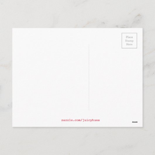 Cartes Pour Fêtes Annuelles Art de l'aquarelle des baies rouges de Noël (Dos)