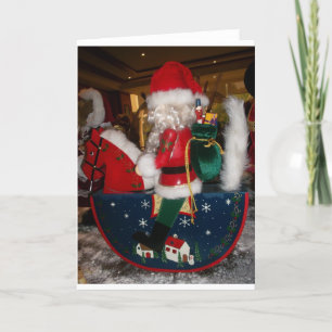Cartes Pour Fêtes Annuelles Art de Noël du Père Noël Décoré