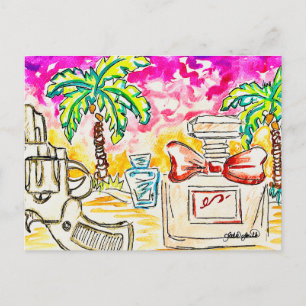 Cartes Pour Fêtes Annuelles Art de plage