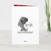 Cartes Pour Fêtes Annuelles art déco (Dos)