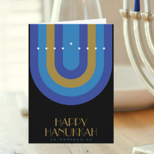 CARTES POUR FÊTES ANNUELLES ART DECO HANOUKKA