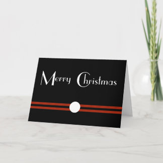 Cartes Pour Fêtes Annuelles Art déco Joyeux Noël personnalisé
