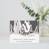 Cartes Pour Fêtes Annuelles Art déco vintage (Debout devant)