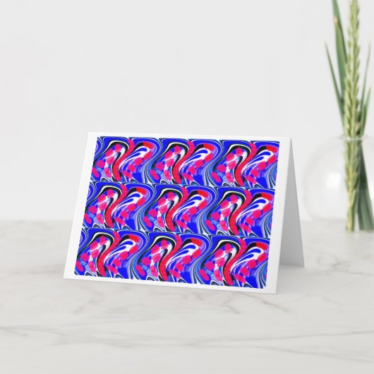 Cartes Pour Fêtes Annuelles Art des cristaux (Devant)