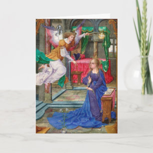 Cartes Pour Fêtes Annuelles Art médiéval d'Angel et Marie Livre des Heures