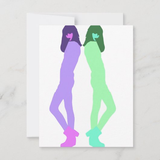 Cartes Pour Fêtes Annuelles 'Art moderne de la mode des graffitis' (Devant)