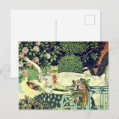 Cartes Pour Fêtes Annuelles Art Nouveau (Devant / Derrière)