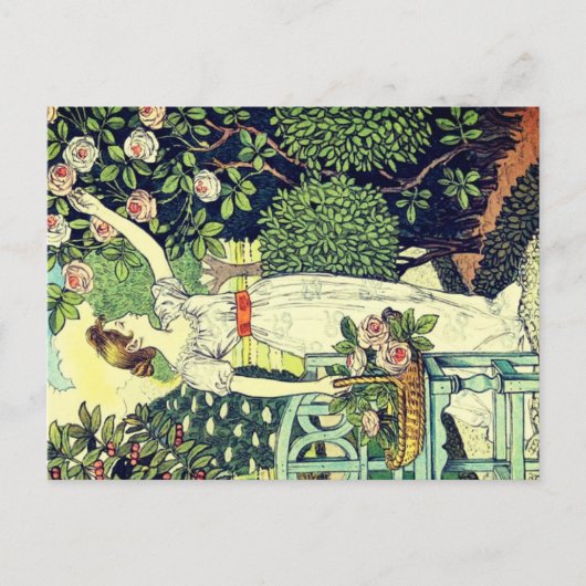 Cartes Pour Fêtes Annuelles Art Nouveau (Devant)