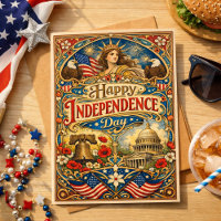 Art Nouveau Americana Patriotique