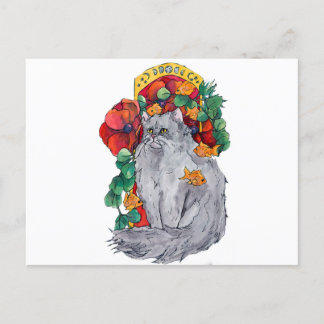 Cartes Pour Fêtes Annuelles Art Nouveau cat #2
