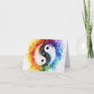 Cartes Pour Fêtes Annuelles Art numérique Yin Yang