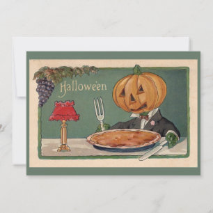 Cartes Pour Fêtes Annuelles art personnalisable pour Halloween de style vintag