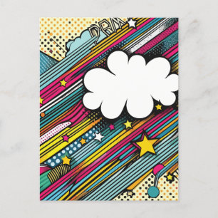 Cartes Pour Fêtes Annuelles Art Pop moderne