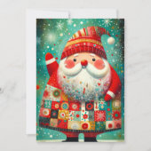 Cartes Pour Fêtes Annuelles Art populaire Père Noël (Devant)