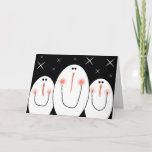 Cartes Pour Fêtes Annuelles Art populaire primitif Snowman<br><div class="desc">Si amusant à créer. Demandez à vos enfants de dessiner des visages de bonhomme de neige,  de les scanner dans votre ordinateur à 200 ppi et de changer ma photo en leurs photos. Un excellent moyen de personnaliser une carte de Noël.</div>