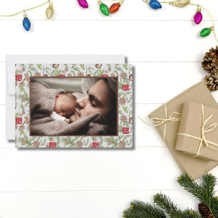 Cartes Pour Fêtes Annuelles Art scandinave scandinave - Un Noël photo de famil