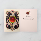 Cartes Pour Fêtes Annuelles ARTDECO BEAUTY MODE MONOGRAM Saint Valentin (Intérieur)
