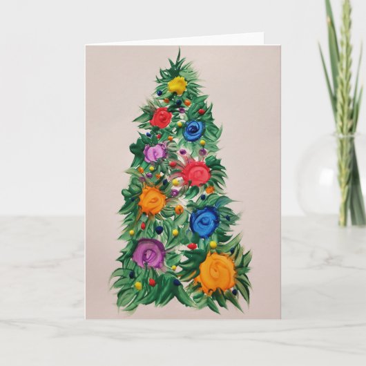 Cartes Pour Fêtes Annuelles Artiste de l'autisme Candy Waters (Devant)