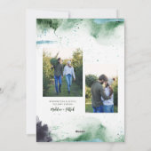 Cartes Pour Fêtes Annuelles Artsy Happy Holidays 3 Photo (Dos)