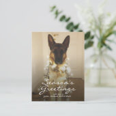 Cartes Pour Fêtes Annuelles As-tu dit Père Noël Paws ? (Debout devant)