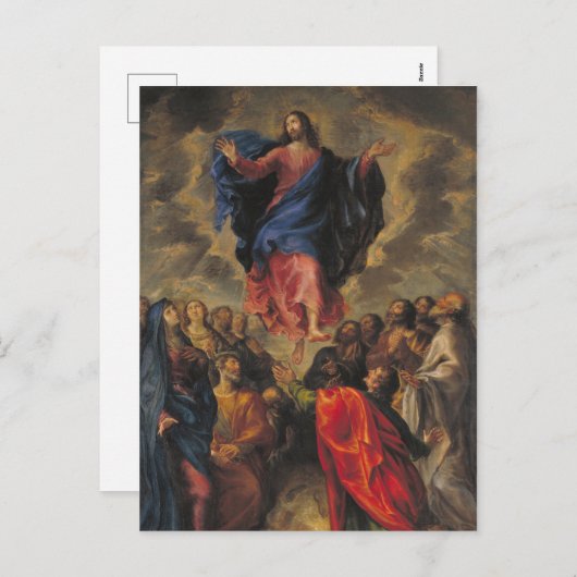 Cartes Pour Fêtes Annuelles Ascension au-dessus des foules (Devant / Derrière)