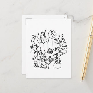 Cartes Pour Fêtes Annuelles ASL ILY – Winter Vibes