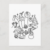 Cartes Pour Fêtes Annuelles ASL ILY – Winter Vibes  (Devant)