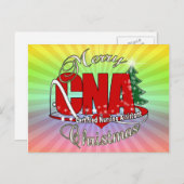 Cartes Pour Fêtes Annuelles Assistant en soins infirmiers certifié CNA CHRISTM (Devant / Derrière)