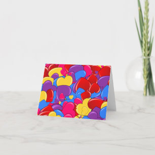 Cartes Pour Fêtes Annuelles Assortiment Bonbons Coeurs de chocolat de Saint-Va