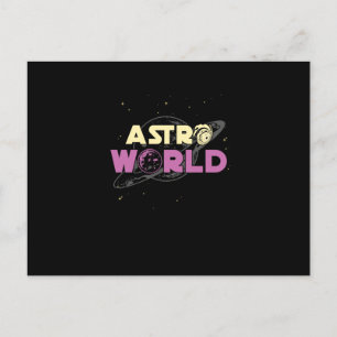 Cartes Pour Fêtes Annuelles Astro World Astronomy Aéronautique Espace