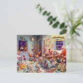 Cartes Pour Fêtes Annuelles Atelier de Santas (Debout devant)