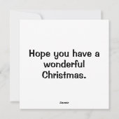 Cartes Pour Fêtes Annuelles Atelier père Noël | Joyeux Noël (Dos)