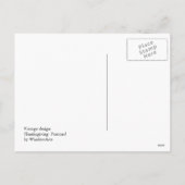 Cartes Pour Fêtes Annuelles Attaque à la dinde de style cowboy (Dos)